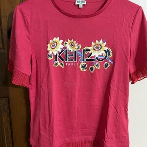 Kenzo t shirt women pink size S